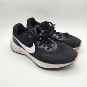 Nike Revolution 6 Black White Running Shoes DD8475-003 Wide Fit Men's Size 9.5W